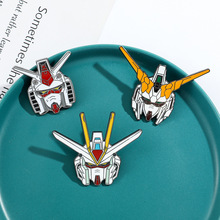 卡通个性动漫游戏周边机器人高达胸针机动战士高达造型金属徽章