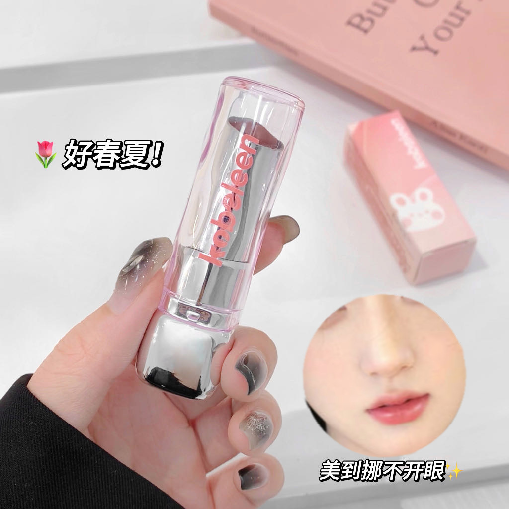 kobeleen Moisturizing Lipstick, with a water-like mirror surface that is waterproof and does not fade easily, is a nude lipstick for spring and summer, suitable for students undefined