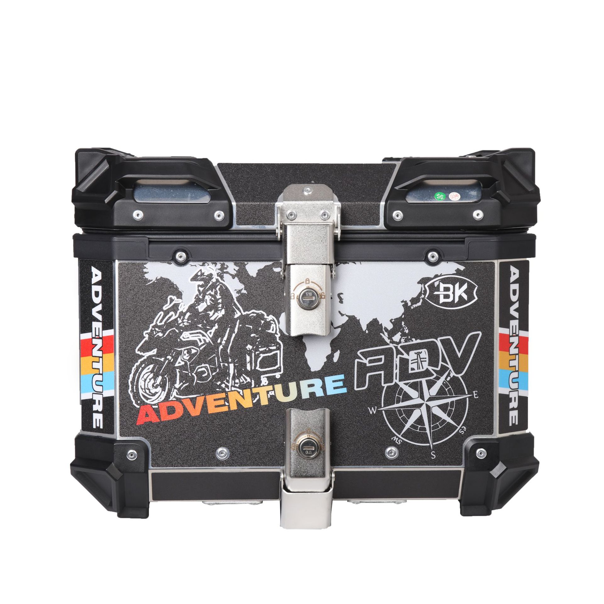 ADV Rider Chasing pegatinas de aluminio de motocicleta cajas traseras de gran capacidad scooter baúl de vehículos eléctricos