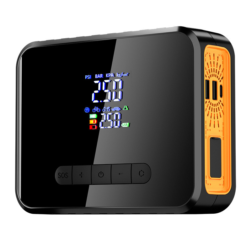 Car emergency start power car air pump LED lighting all-in-one portable large-capacity power supply wholesale