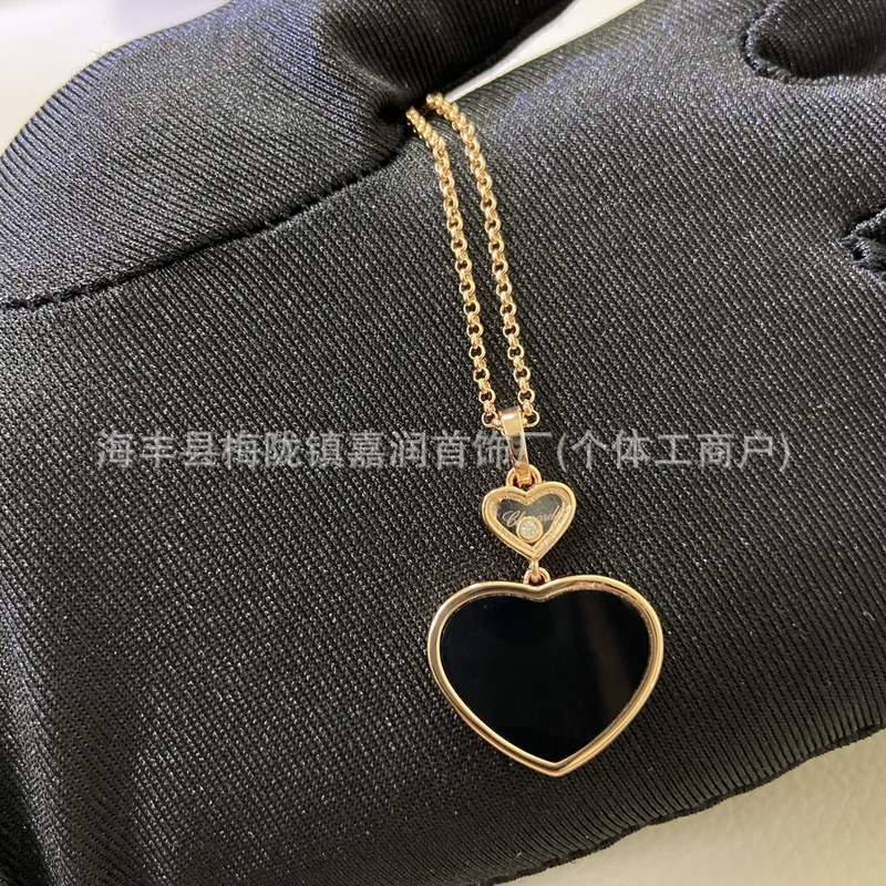 肖家红玛瑙爱心贝母肖邦项链高版孔雀绿简约手链系列套装跨境饰品|undefined