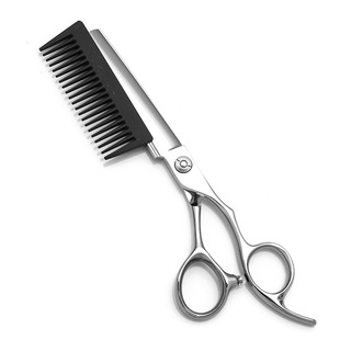 Export vg10 professional barber shop special creative Hair Scissors barber scissors with comb foreign trade high-end flat scissors