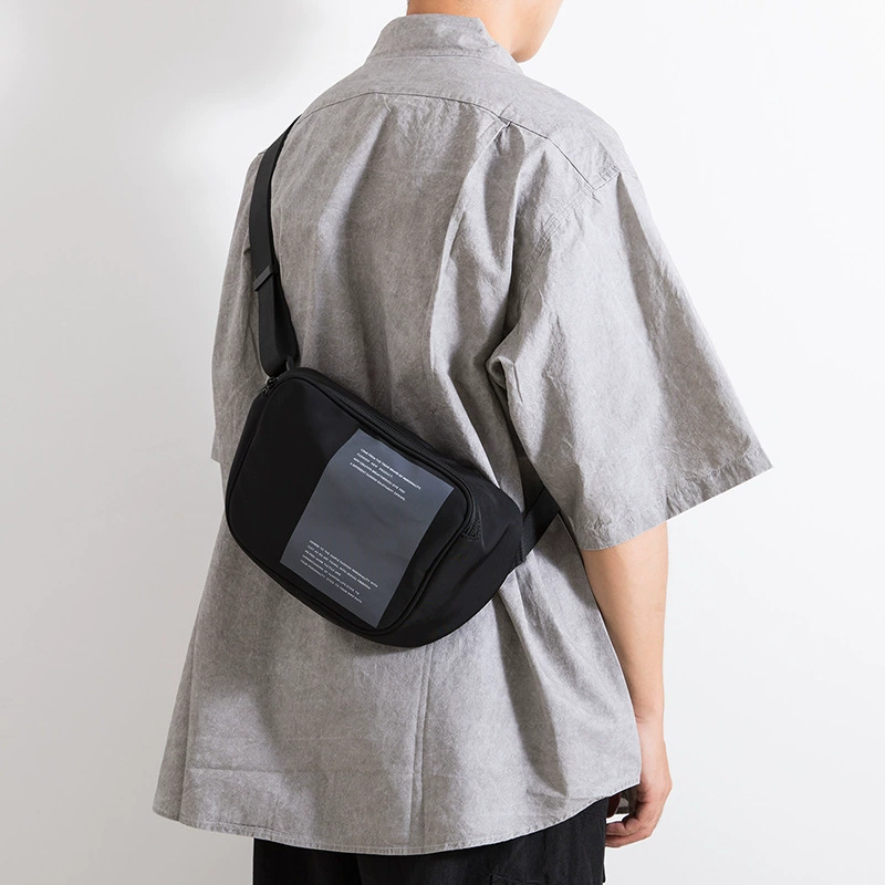 Japanese one-shoulder bag for men and women, chest bag for leisure, sports shoulder bag