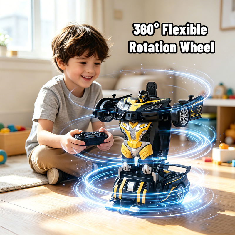 Amazon's new 2.4G bat-shaped transforming car: a cool, drift-capable remote control car toy that transforms into a police robot with a single button press Amazon's new 2.4G bat-shaped transforming car: a cool, drift-capable remote control car toy that transforms into a police robot with a single button press