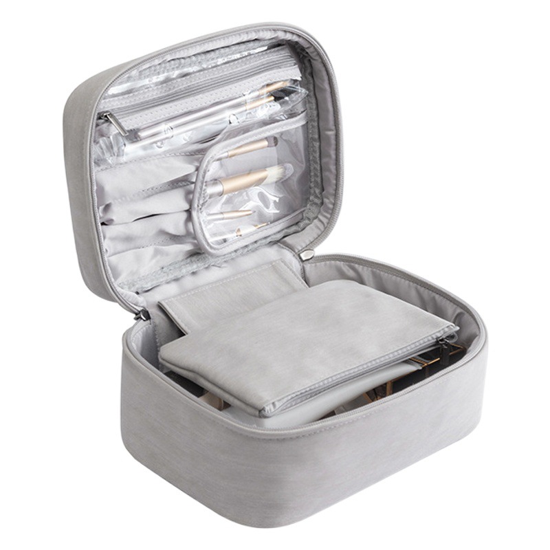 Bolsa de cosméticos PU Sheep Bare de estilo caliente de celebridades de Internet, bolsa de lavado de viaje de gran capacidad, bolsa de almacenamiento de cosméticos