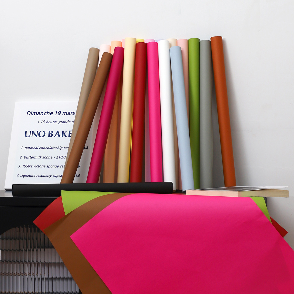 Papel de Arte Impermeable para Flores Grueso para Regalos de Festivos y Ramos image 1