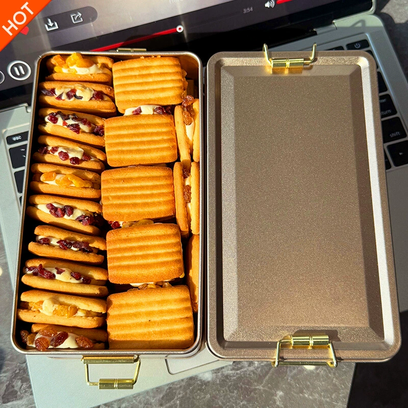 Матовый нуга-торт! Молочное печенье в жестяной коробке, нуга, печенье, сувенирная выпечка, фирменные закуски интернет-знаменитостей