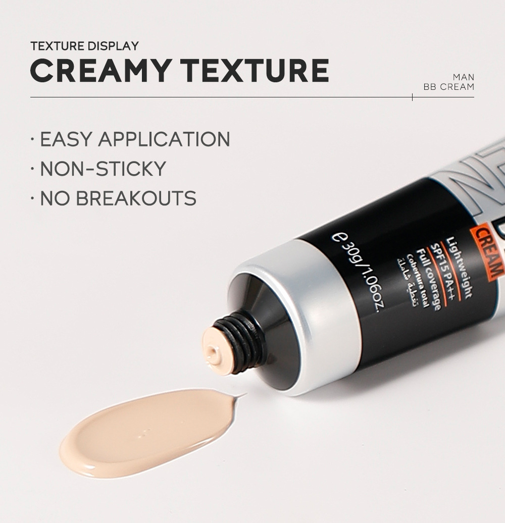 temu Edition Laicome Men's bb Cream 30g (Tube) in multiple colors to choose from, a cosmetic manufacturer for concealing and brightening skin tone undefined