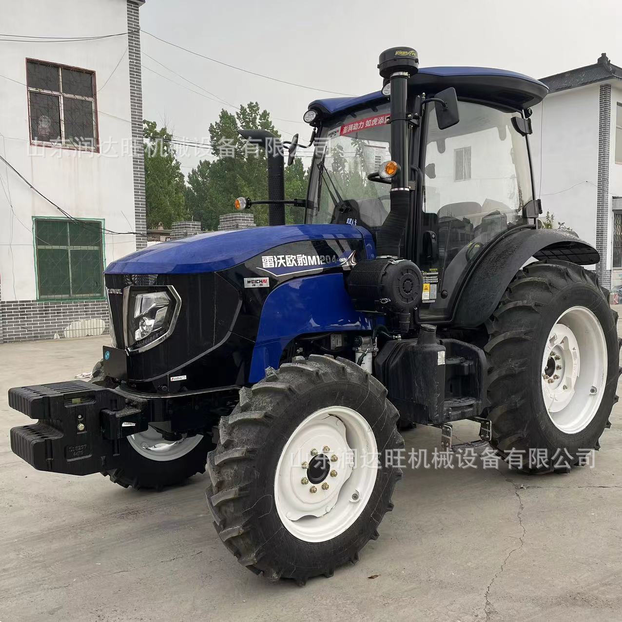 24新款雷沃M1204-4X四轮拖拉机 国四潍柴高压共轨变频耕地拖拉机