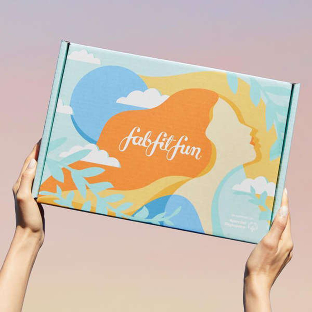 工厂定 制彩色印花收尾瓦楞纸化妆品包装邮包发货礼品盒其他