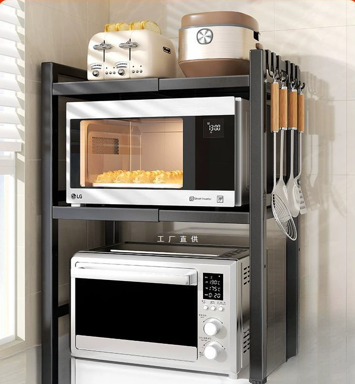 Kitchen microwave furnace shelter shelf, home table table, multi -function oven, rice cooker, cooker, multi -layer storage bracket