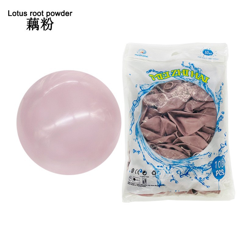 Globo mate personalizado de 10 pulgadas engrosado decoración de la sala de bodas decoración de la fiesta de cumpleaños globo de impresión de Navidad al por mayor