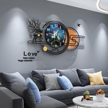 现代网红挂钟轻奢创意挂钟客厅家用挂墙大气装饰钟表欧式时尚时钟