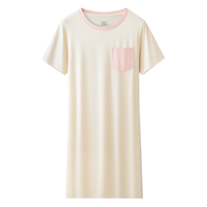 [Boutique de viaje] Nuevo estilo Youkessi primavera y verano camisón de mujer estilo delgado ropa de hogar informal puede salir pijamas