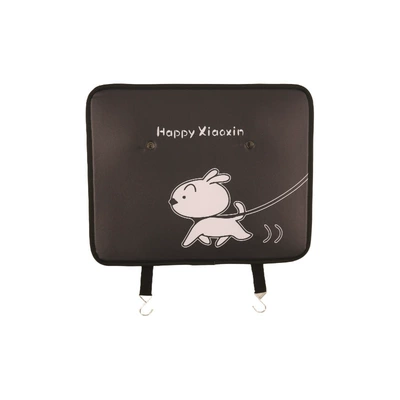Manufacturer Wholesale Short Two-Color Chair back anti-kick pad - short-anti-kick-pad-black-and-white