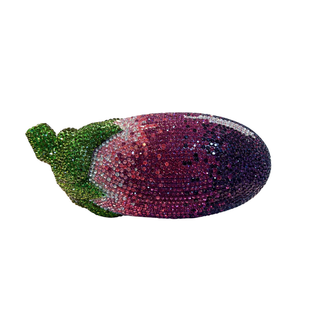 Stone evening bag cross-border nuevo estilo de berinjela con diamantes bolsas de cena bolsas de diamantes