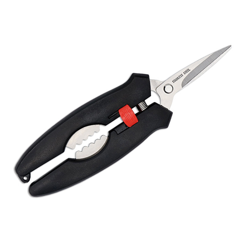 in stock Stainless Steel Crab Shrimp Scissors Multi-purpose Crab Cutting Tools Shrimp Skin Kitchen Seafood Scissors