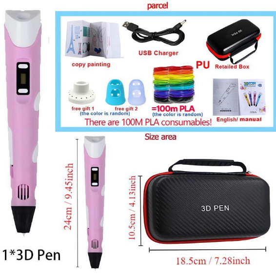 Cross-border 3D Printed Stroke Book Silicone Resistente al quemado Muñeco accesorios periféricos DIY gratuitos Bolsa de almacenamiento Consumibles PLA