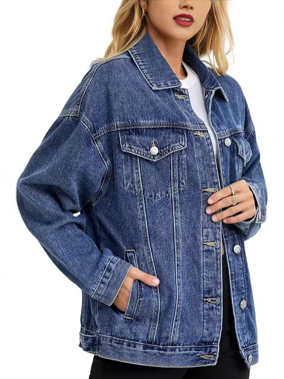 Retro denim autumn brand jacket