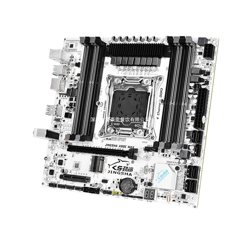劲鲨X99E MAX电脑主板LGA-2011-3针DDR3内存四通道工作室游戏挂机