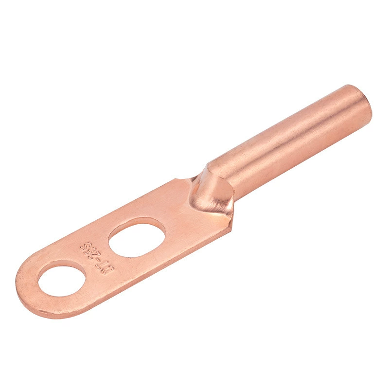 DT dual -hole copper nose DTS copper -blocking two -eyed copper terminal national standard thickness wiring terminal
