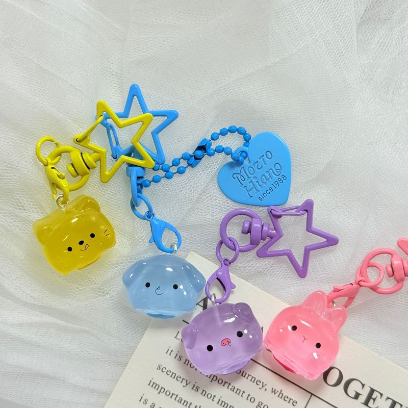 かわいい樹脂象愛スターペンダント diy ネックレス携帯電話チェーンキーホルダーペンダント親友同じギフト|undefined