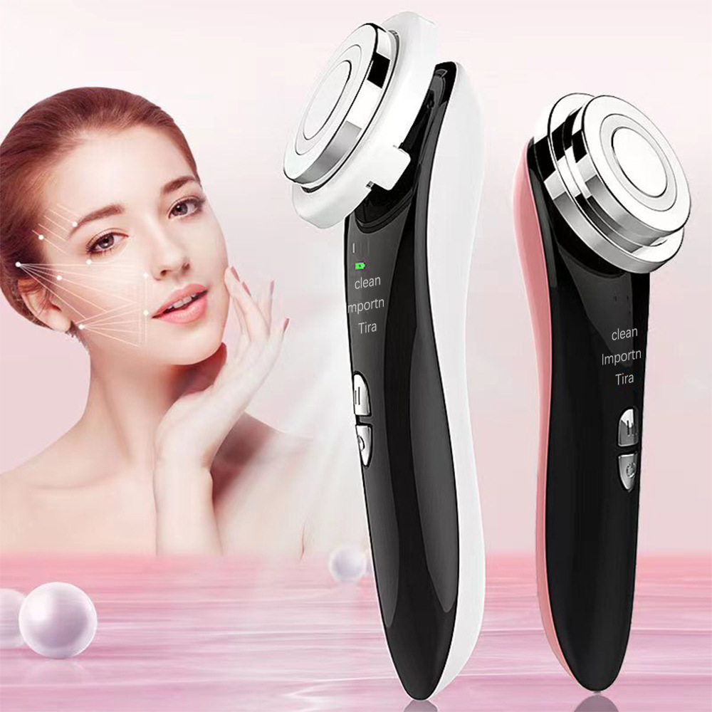 Cross-Border Colored Light Massage Introduction Device, Home Facial Massager, Facial Mask Device, Facial Heating Beauty and Rejuvenation Device