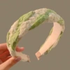 Зелёный (кружева, косичка)