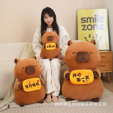 卡皮巴拉玩偶毛绒玩具男孩生日礼物儿童陪睡抱枕女友布娃娃礼物