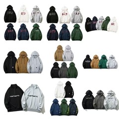 GA アメリカン フード付きルーズレタースウェットシャツトレンディなブランドトップクロスボーダー秋冬ユニセックスカーハート刺繍新製品
