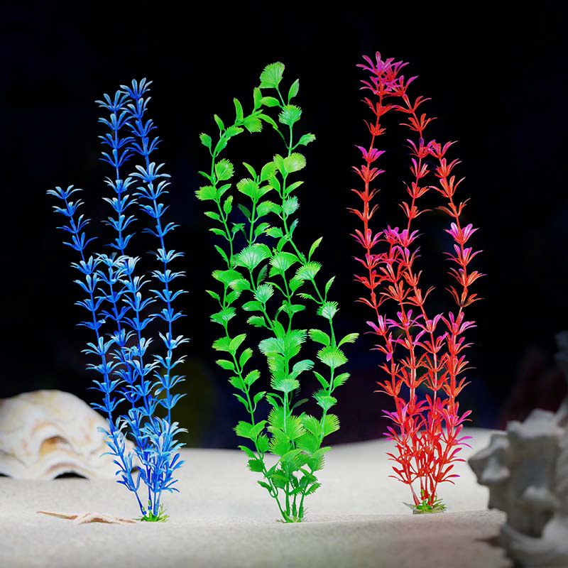 鱼缸造景水草仿真水草水族箱塑料水草装饰摆件源头厂鱼缸造景水草|undefined