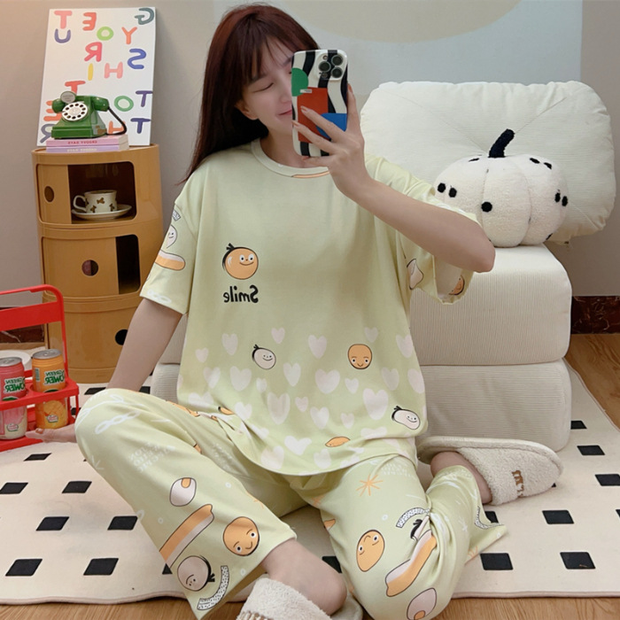 Pijamas nuevos pajamas de verano para mujeres pijamas cortos y largos Mickey ropa para el hogar comercio exterior transfronterizo sudeste asiático