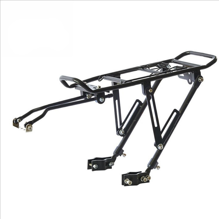 Bicicleta trasera percha de aleación de aluminio trasero estante de freno de disco de liberación rápida bicicleta de montaña percha trasera estante 023