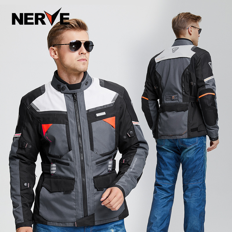 Neve NERVE Motorcycle Riding Suit Winter Drop-resistant Waterproof Four Seasons Heavy Motorcycle Men's Hurricane Rally Suit