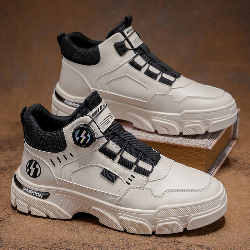 Zapatos de hombre 2026 nueva primavera alta resistencia al desgaste Martin botas de hombre estilo británico casuales botas antideslizantes