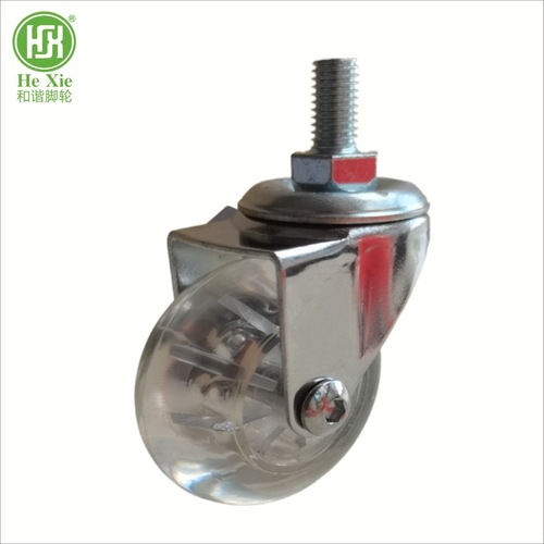 Transparent wheels 1.5-inch skateboard furniture wheels 2-inch skate shoes wheels ice skating wheels crystal wheels 3-inch transparent wheel