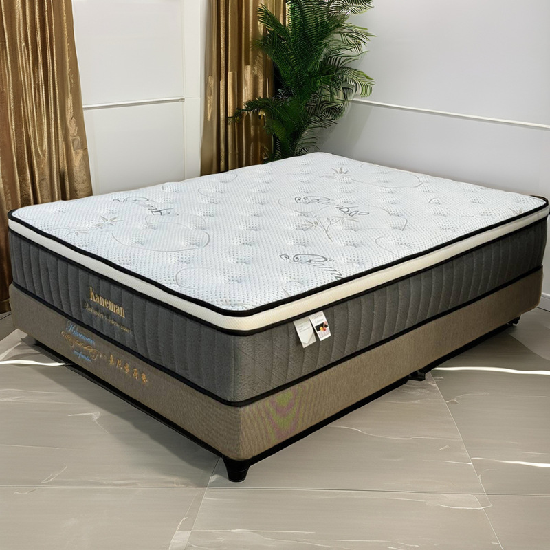 Jianniman Rolled Spring Mattress Factory Direct Delivery Independent Silent Hotel and Guesthouse Soft and Highly Elastic