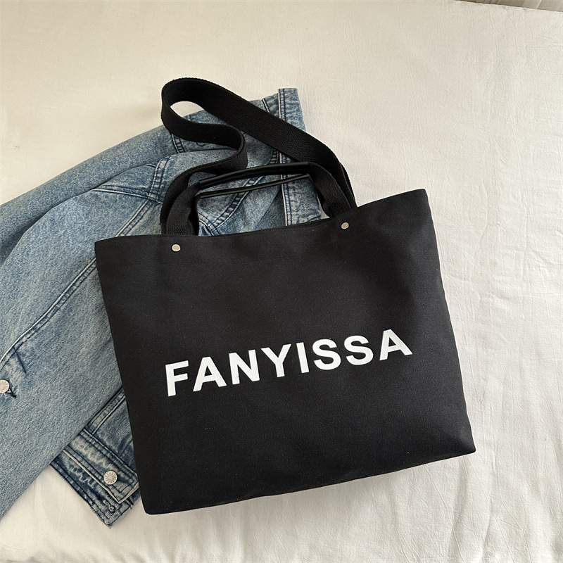 Bolsa de lona retro 2024 invierno nuevo ocio viaje de gran capacidad bolsa de damas bolsa de mano personalizada