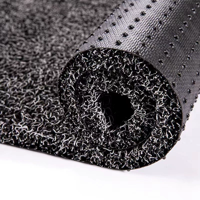 Avtomobil döşəmə paspasları — Car Floor Mat Pcv Nail Bottom - black-gray-nail-bottom-wire-ring-17mm-12-meters-wide-take-a-picture-of-1-meter-long-and-a-roll-of-9-meters