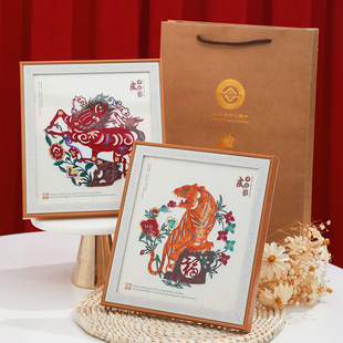 Twelve Zodiac Shadow Ornaments, Chinese Characteristic Gifts, Gifts for Foreigners, Xi'An Travel, Year of the Dragon Souvenirs
