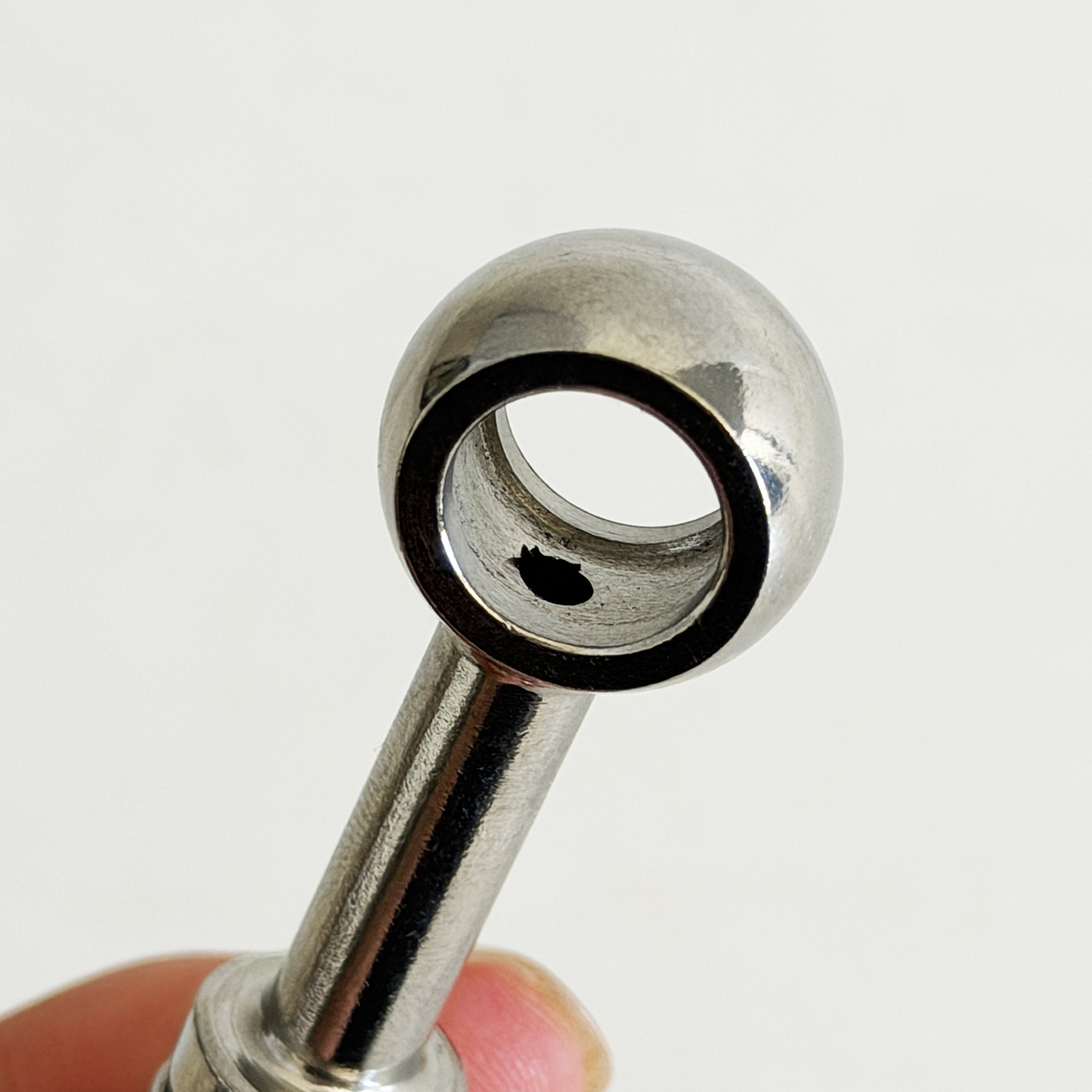 M10 stainless steel fish-eye 4-piece set of connectors 0/28/90 degree brake hose coupler with threaded integrated crimping connector