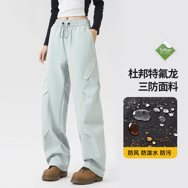アウトドア3in1テフロン加工ジャケットパンツ 男女兼用 ソフトシェルパンツ 防風防水保温 3WAYスキーパンツ ワークパンツ|undefined