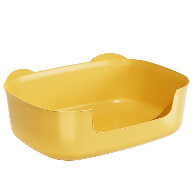 Basina de arena para gatos super grande anti-spillado enorme anti-tracción de excremento de gato semicerrada transfronteriza artículos para mascotas inodoro para gatos