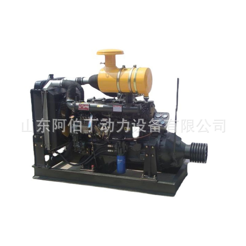 100KW带离合器皮带轮P型柴油机 适用水泵配套柴油机组 固定动力机