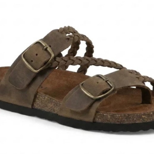 2026 New European and American Style Woven Strap Flat Sandals for Women, Summer Toe-loop Roman Sandals for Outdoor Wear
