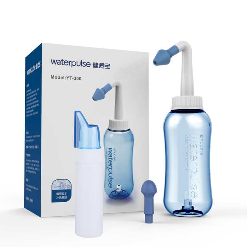 ♤ Nasal Wash Pot Manual Nasal Rinse Device Nasal Wash Salt for Adults and Children Nasal Mucus Rinse Yoga Nasal Wash
