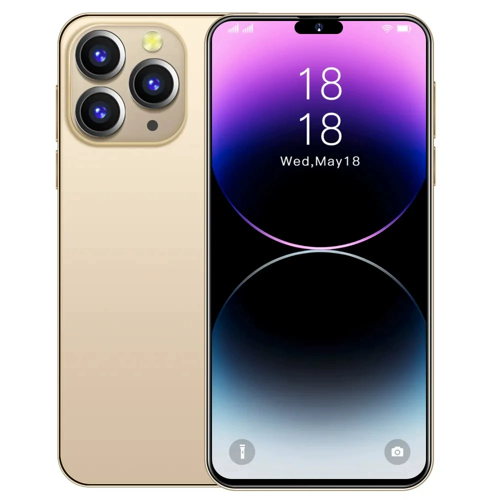 Смартфон i15 Promax заводской, бюджетная модель с большим экраном Android, 16+1 ТБ (хитовая модель)