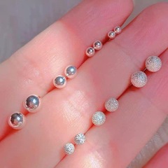 925銀針爆金イヤリングファッション気質シンプルで贅沢な耳飾り震え音電気商の供給源