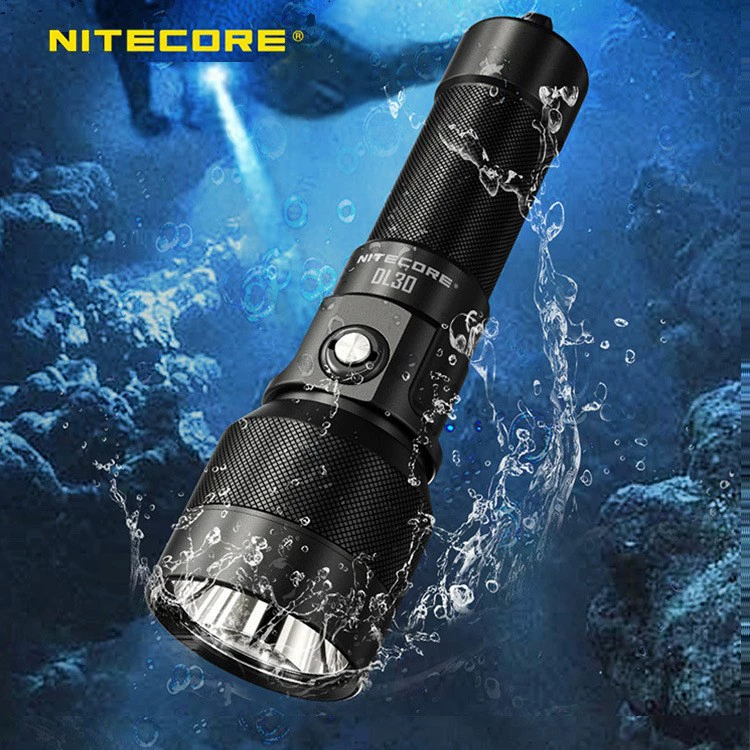 NITECORE Найт Коул DL30 подводный водонепроницаемый фонарик сильный свет под водой 100 м доступны