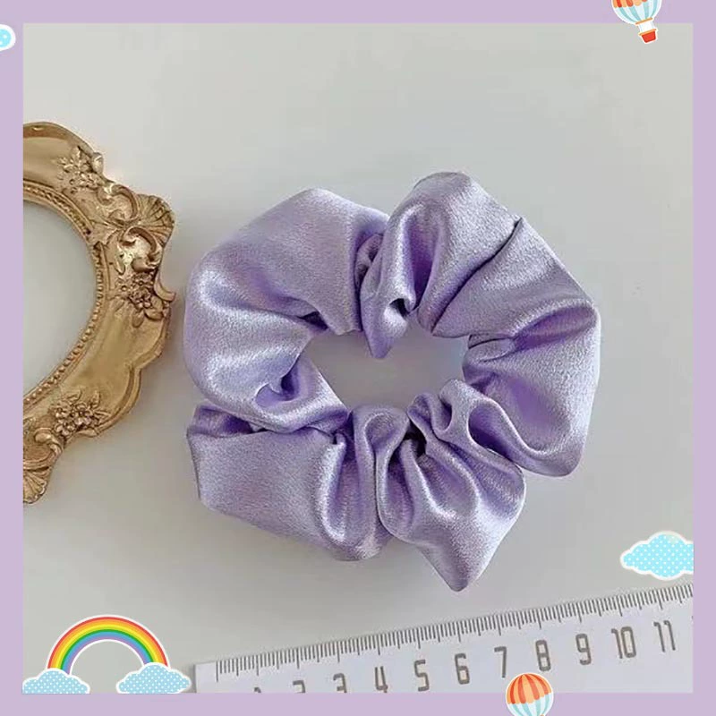 Резинка для волос (фиолетовая) от Purple, корейский стиль, широкий цветовой диапазон, мягкий материал из нескольких тканей